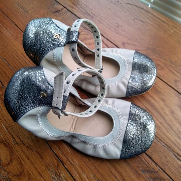 Yosi Samra Abbey Sz 7 ballet flat w/ ankle strap